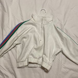 Billabong cropped half zip up